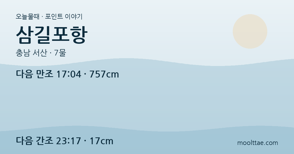 서산 삼길포항 — 선상어시장과 수문 낚시를 한 자리로 보지 않는 법 대표 이미지