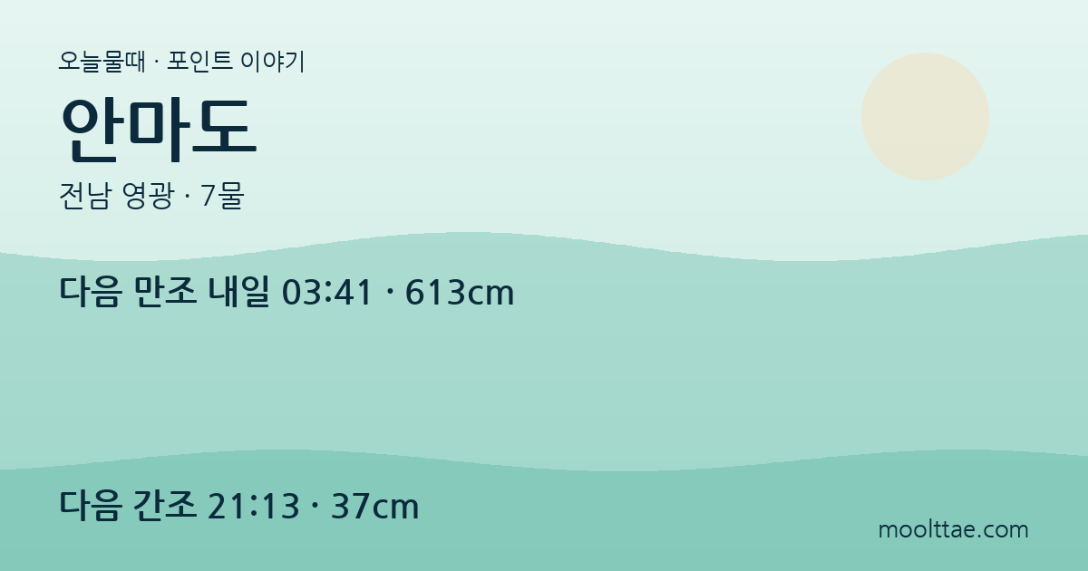 영광 안마도 — 배로 2시간 20분, 결항을 각오해야 하는 섬 대표 이미지