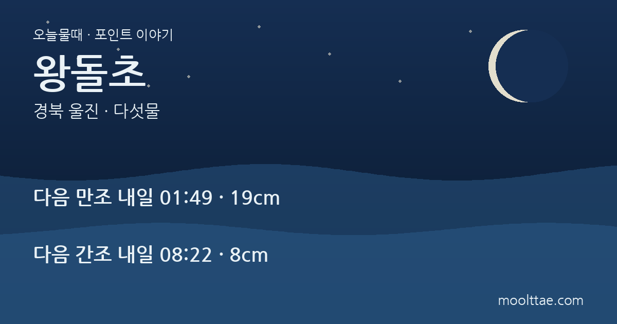 울진 왕돌초 출조 — 육지에서 보이지 않는 수중 암초 읽기 대표 이미지