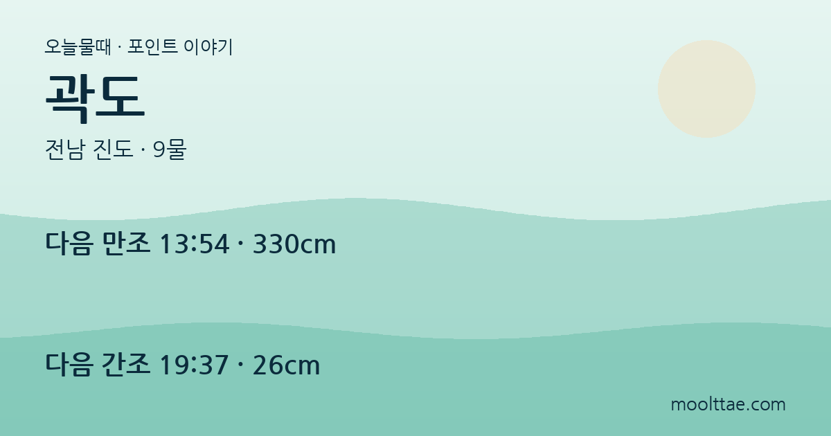 진도 곽도 — 미역섬의 세로 마을과 북쪽 선착장을 읽는 법 대표 이미지