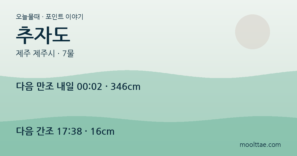 추자도 백패킹 — 용둠벙전망대와 뿔소라 금어기 대표 이미지
