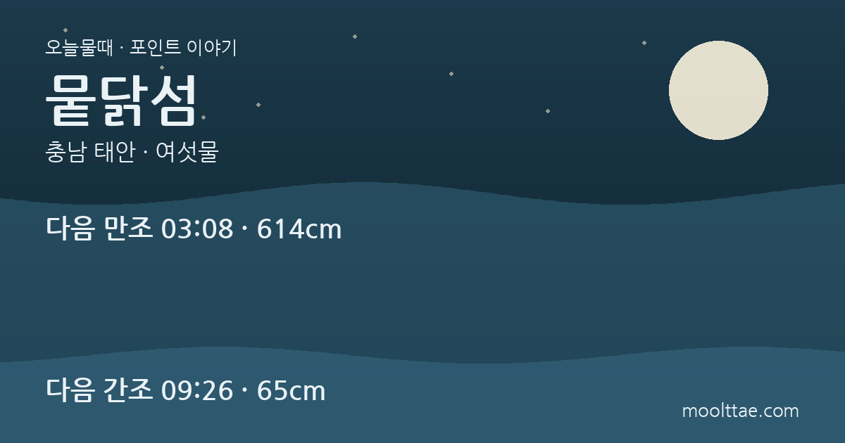 태안 뭍닭섬 산책로 — 만리포와 천리포 사이 보도교 걷기 대표 이미지